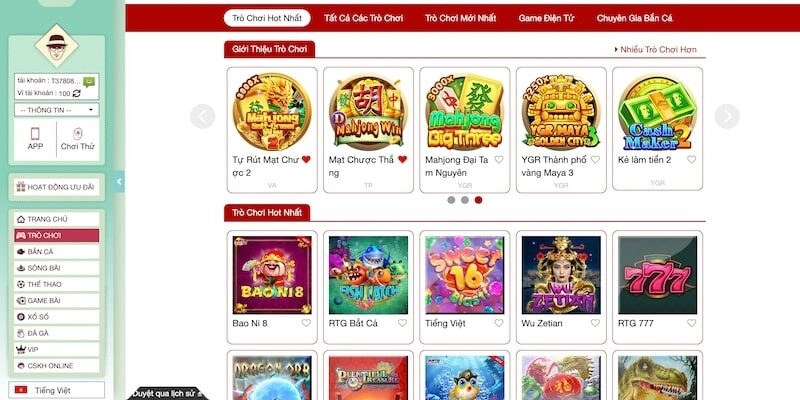 Sảnh nổ hũ 79KING TP siêu đẳng cấp