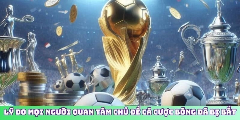 Lý do mọi người quan tâm chủ đề cá cược bóng đá bị bắt